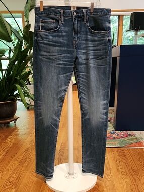 HIROSHI KATO "The Scissor" Slim Tapered Jeans in Ace Wash